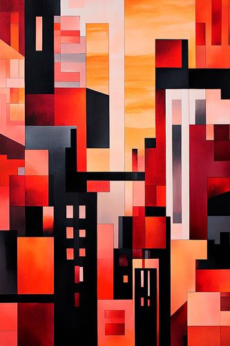 Vue sur une silhouette urbaine vivante