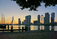 Zonsopkomst bij Rotterdam van Ad Jekel thumbnail