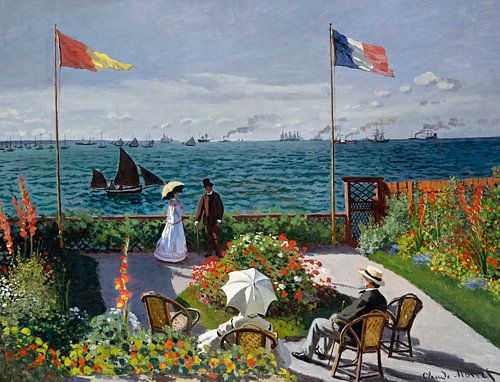 Tuin op het Saint Adresse - Monet