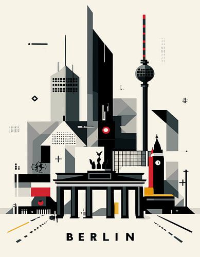 Wolkenkrabber van Berlijn Duitsland