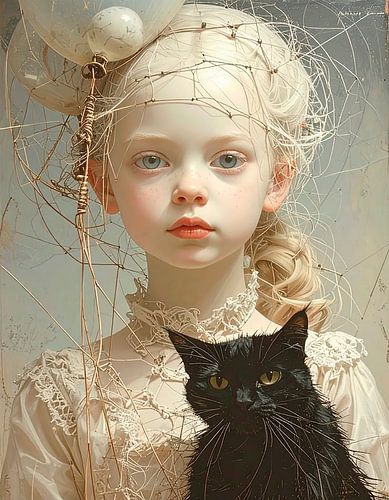 Schattig bleek meisje...