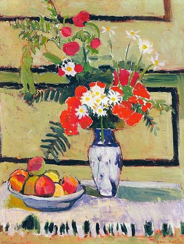 fruit dish on the table,henri matisse