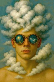 Denk nicht zu viel nach, es ist schon bewölkt von Moonheart Artworks