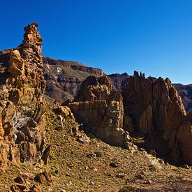 Paysage rocheux du parc national du Teide sur Anja B. Schäfer