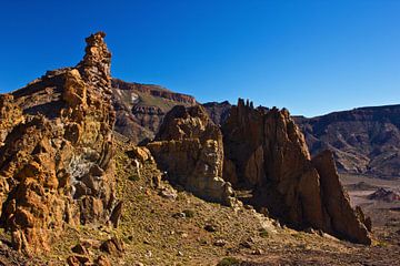 Rotsachtig landschap in nationaal park Teide van Anja B. Schäfer