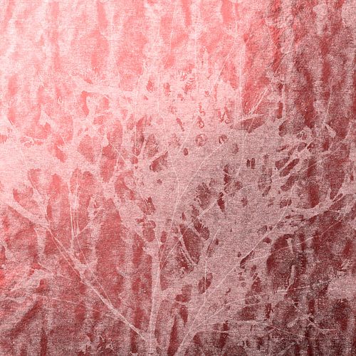 Abstracte Roze Zilveren Boom