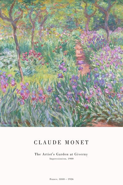 Claude Monet - Des Künstlers Garten in Giveny von Old Masters
