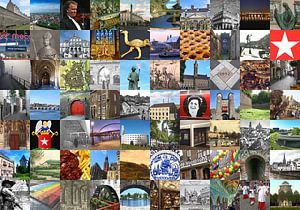 Tout ce qui vient de Maastricht - collage d'images typiques de la ville et de l'histoire