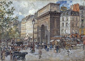 Frederic Houbron - La porte Saint-Martin (1898)