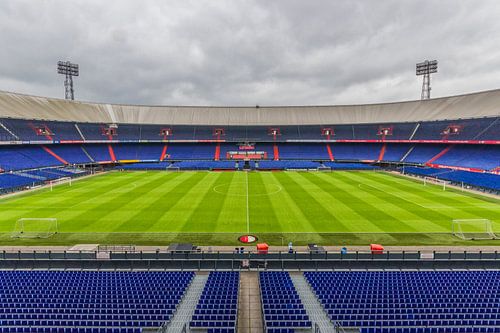Stadion De Kuip vanaf de bovenste ring in Rotterdam Feijenoord