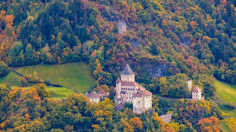 Herbst auf Schloss Trostburg von Henk Meijer Photography