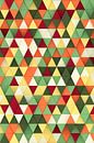 Kleurrijke 3D driehoeken van Jörg Hausmann thumbnail