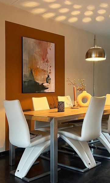 Customer photo: Abstract still life in warm colours, Japandi style by Japandi Art Studio, on ArtFrame