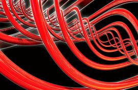 3d illustration render einer spirale von W J Kok