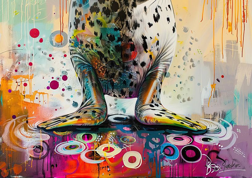 Modern Abstract | Legs and Feet by Eye catching paintings