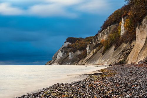 Ostseeküste auf der Insel Moen in Dänemark