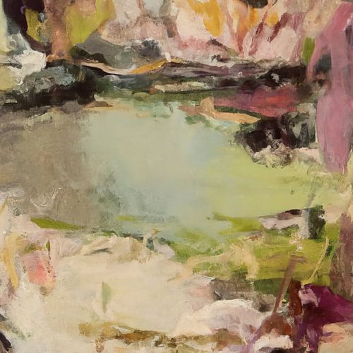 Malerei: abstrakte Landschaft