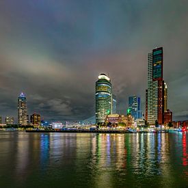 Rotterdam bei Nacht von Peet de Rouw