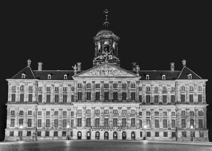 palais sur la place du Dam par Ivo de Rooij