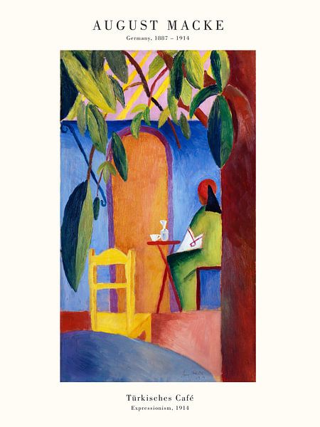 August Macke - Turkse Koffie van Old Masters