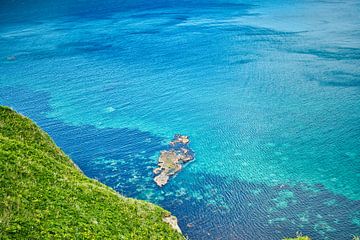 Shakotan blau auf Hokkaido