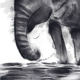 Elephant by DominixArt