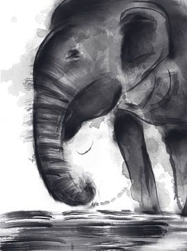 Elephant by DominixArt