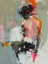 Figuratives Porträt, modern und abstrakt von Carla Van Iersel Miniaturansicht