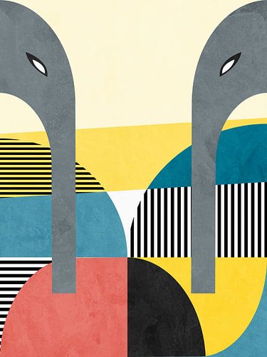 Olifanten maken kunst