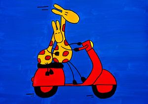 eine Vespa fahren