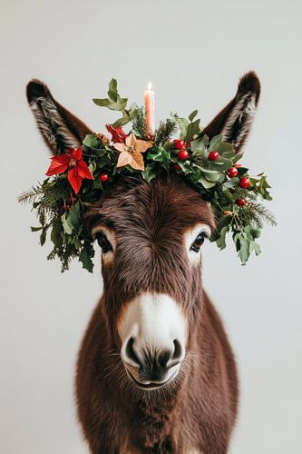Kerstmis ezel
