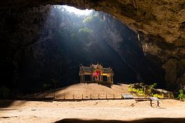 Hidden temple in secret cave by Piet Hein Schuijff