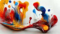 Colorful splash