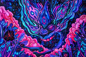 Sterrennacht Droom van Van Gogh van Art & Soul Creations