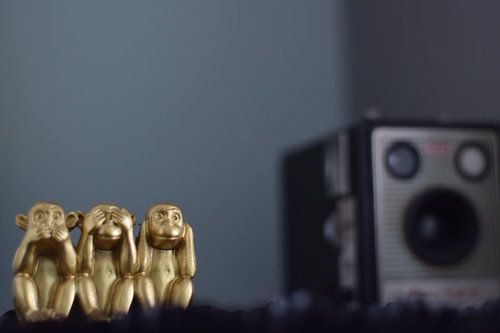 Silence de la vue de l'ouïe