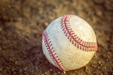 Honkbal in het vuil van Joseph S Giacalone Photography