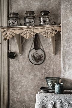 Keuken urbex van Ingrid Van Damme fotografie