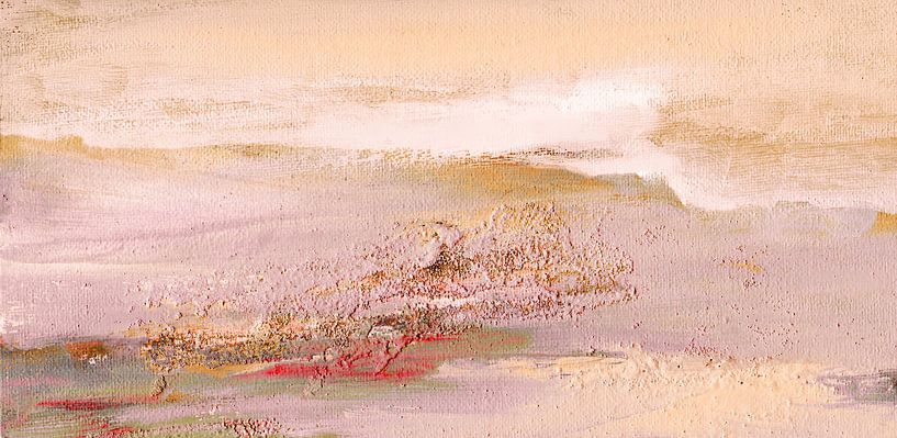 paysage relaxant en rose et beige par Claudia Gründler