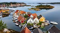 Coastal village in southern Norway by Adelheid Smitt thumbnail
