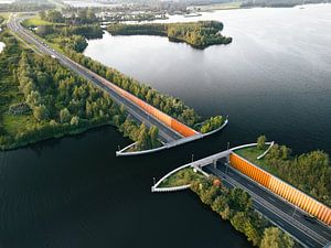 Aquaduct Veluwemeer bij Harderwijk van Bas van der Gronde
