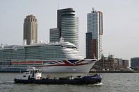 liner ship in Rotterdam.