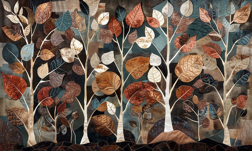 Abstrait d'automne III par Jacky