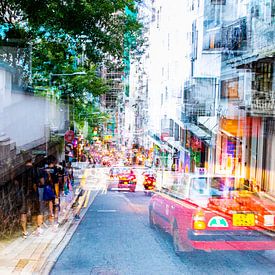 Taxi in Hongkong von Guido Pijper