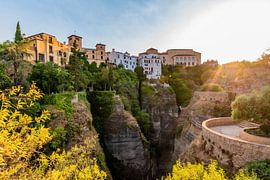 Panorama von Ronda bei Sonnenuntergang von Joke Van Eeghem