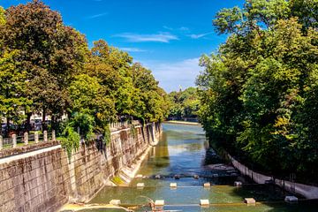 DE - Bavaria : Isar canal van Michael Nägele