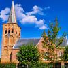 ‎⁨Kerk, Tzummarum in Friesland van Digital Art Nederland