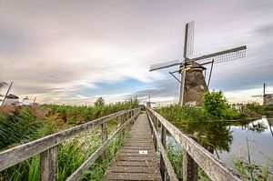Moulin de Kinderdijk Patrimoine mondial de l'Unesco sur Alfred Benjamins