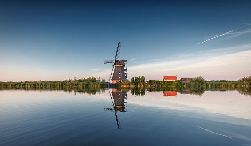 Kinderdijk reetgedecktes Achteck Niederlande von Rob van der Teen