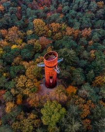 La tour Bosberg aux couleurs de l'automne – Appelscha sur Ewold Kooistra