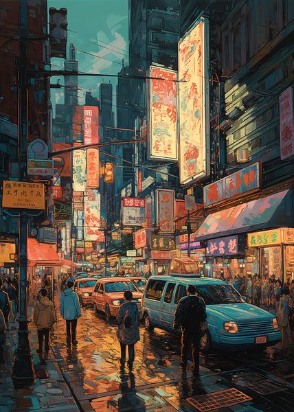 Busy City by Lae